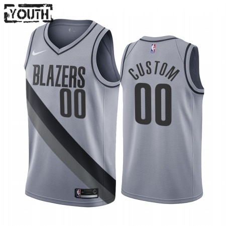 Kinder NBA Portland Trail Blazers Trikot Benutzerdefinierte 2020-21 Earned Edition Swingman